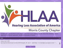 Tablet Screenshot of hearingloss-mcnj.org
